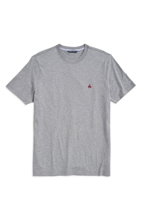 Brooks Brothers Washed Supima Cotton Logo Crewneck T-shirt