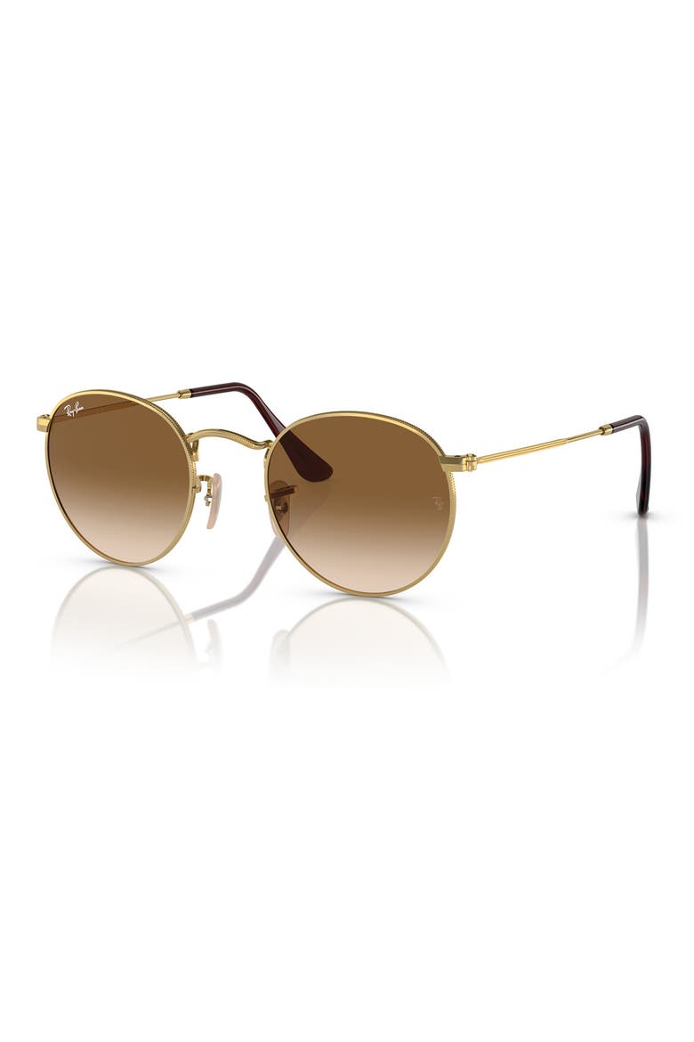 Legend Collection 47mm Round Sunglasses, Alternate, color, BROWN GRADIENT