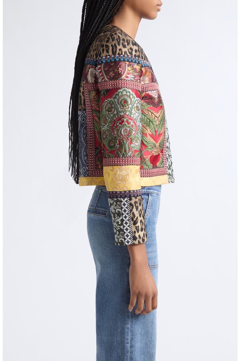 Kidman Patchwork Jacket, Alternate, color, MULTI
