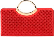 LADY COUTURE Tango Rhinestone Satin Clutch