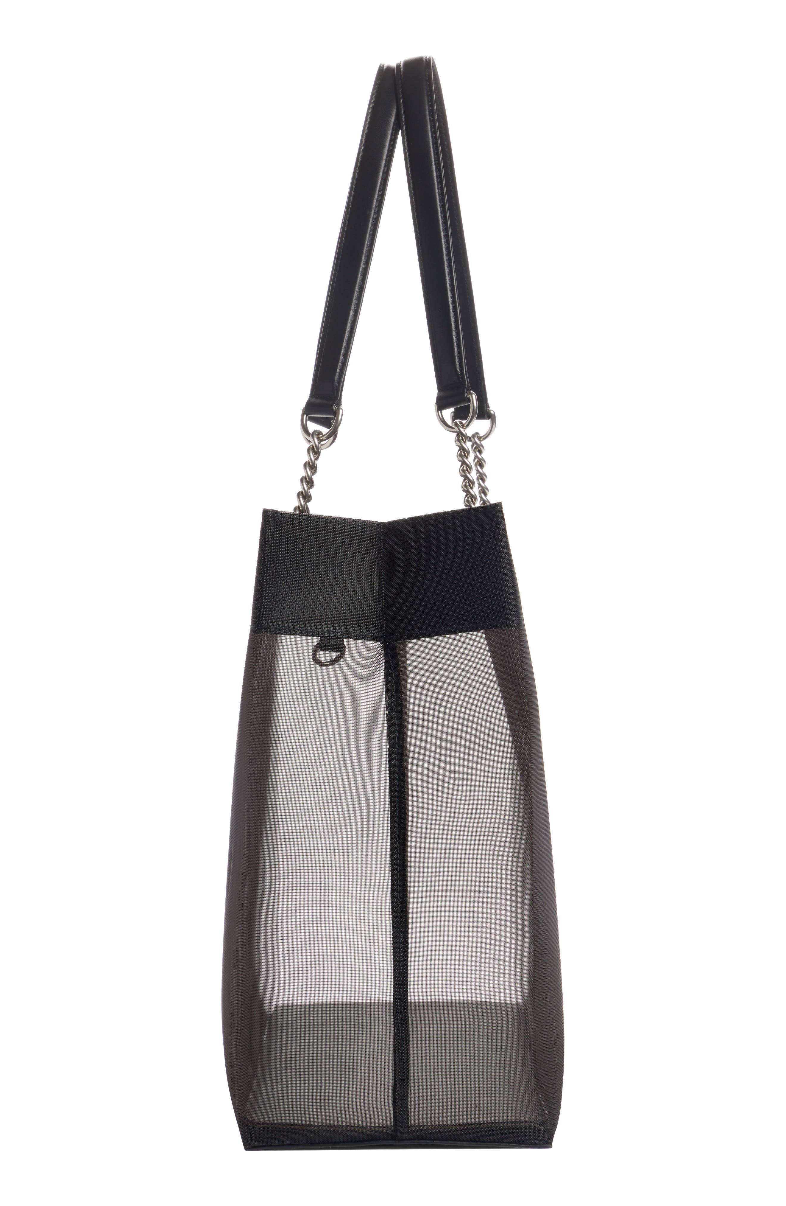 Balenciaga Large Duty Free Mesh Tote, Alternate, color, 