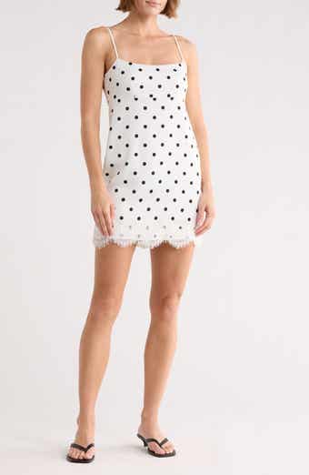 Lace Trim Minidress