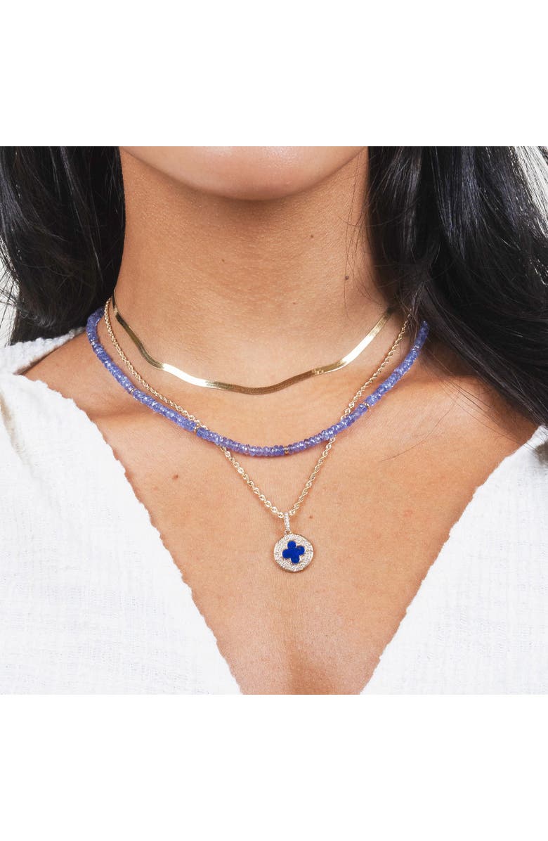 The Lovery Fine Jewelry Rope Chain Necklace, Alternate, color, Yellow Gold