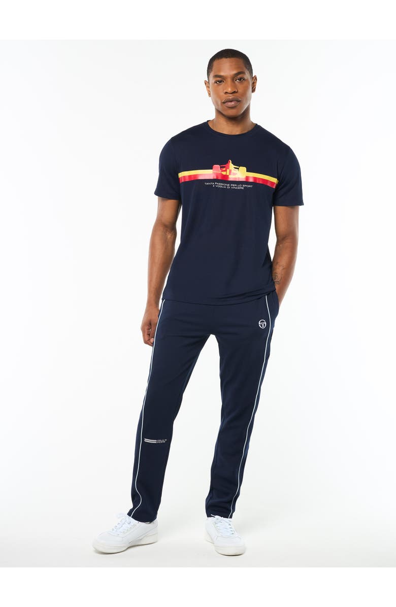 Sergio Tacchini Macchina T-shirt, Alternate, color, Maritime Blue