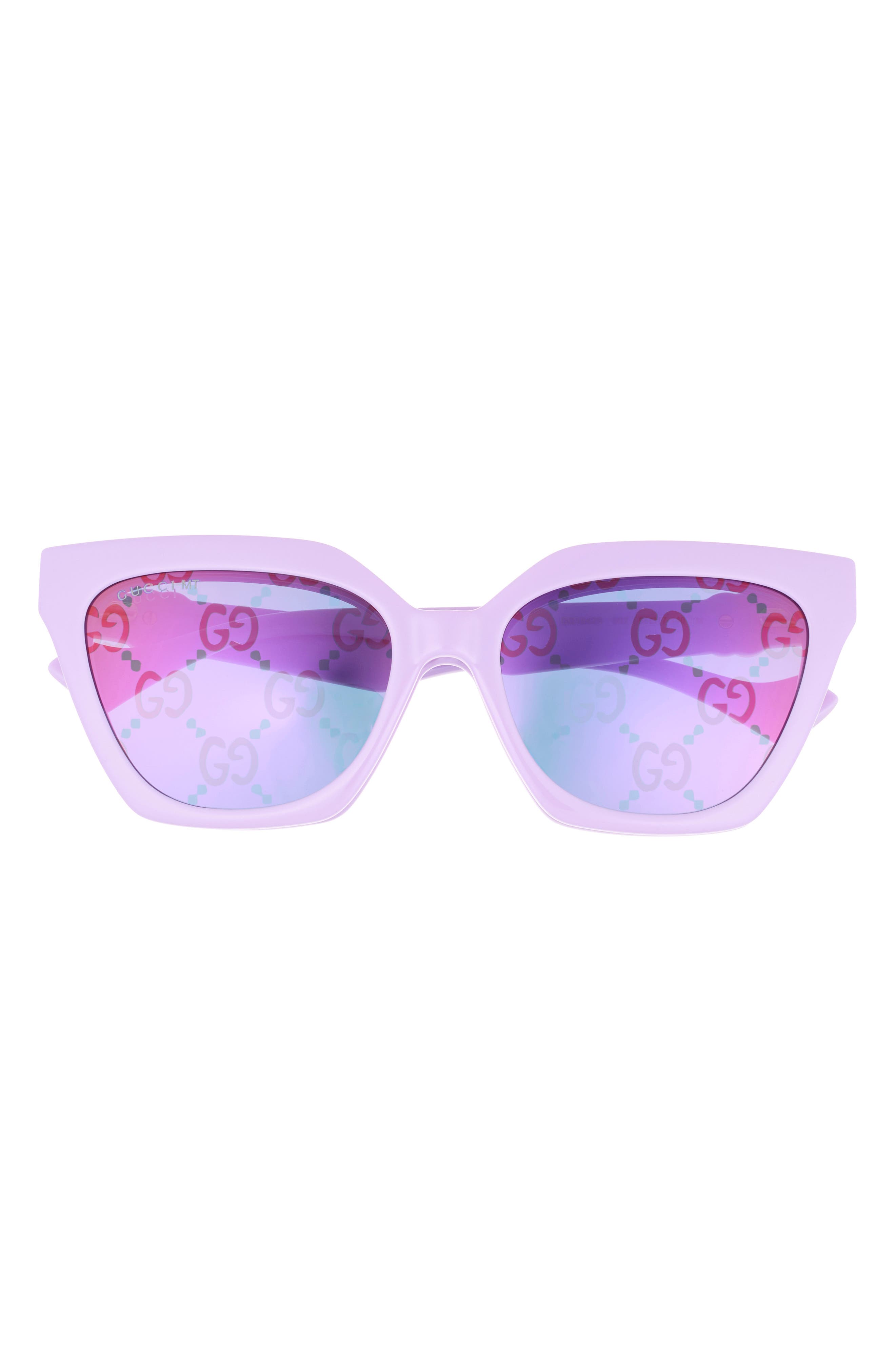 Gucci 55mm Cat Eye Sunglasses