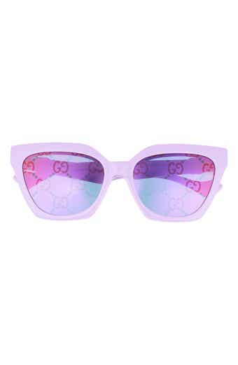 Gucci 55mm Cat Eye Sunglasses