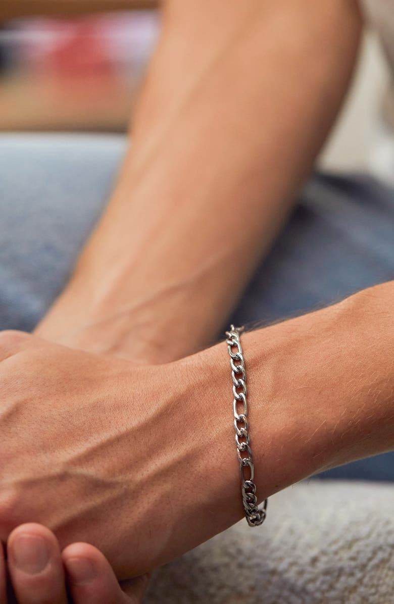 Estella Bartlett Men's Figaro Chain Bracelet, Alternate, color,