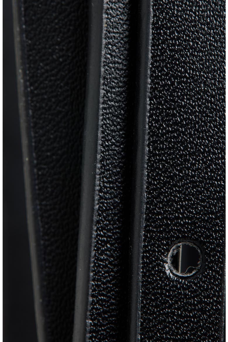 Skinny Faux Leather Belt, Alternate, color, BLACK001