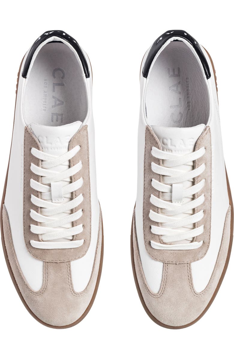 CLAE Deane Sneaker, Alternate, color, White Feather Grey Dark Gum