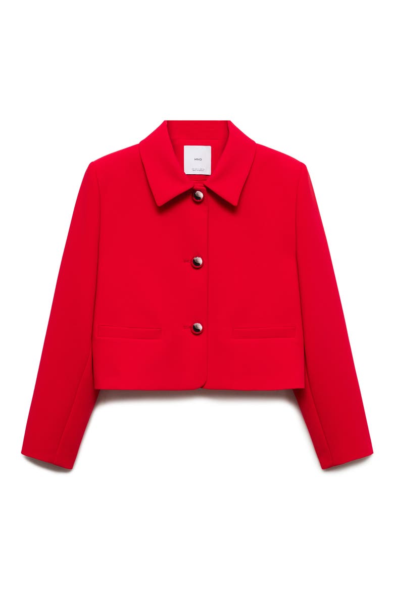 Crop Jacket, Alternate, color, RED