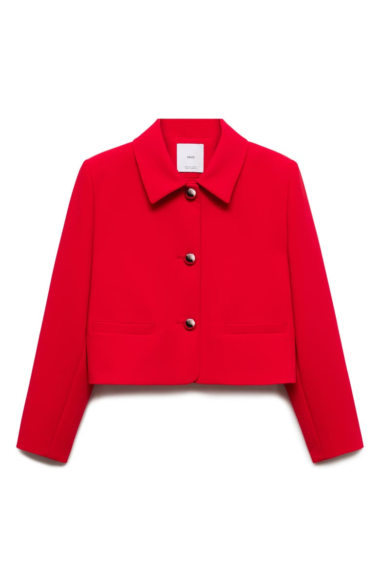 MANGO Crop Jacket, Alternate, color,