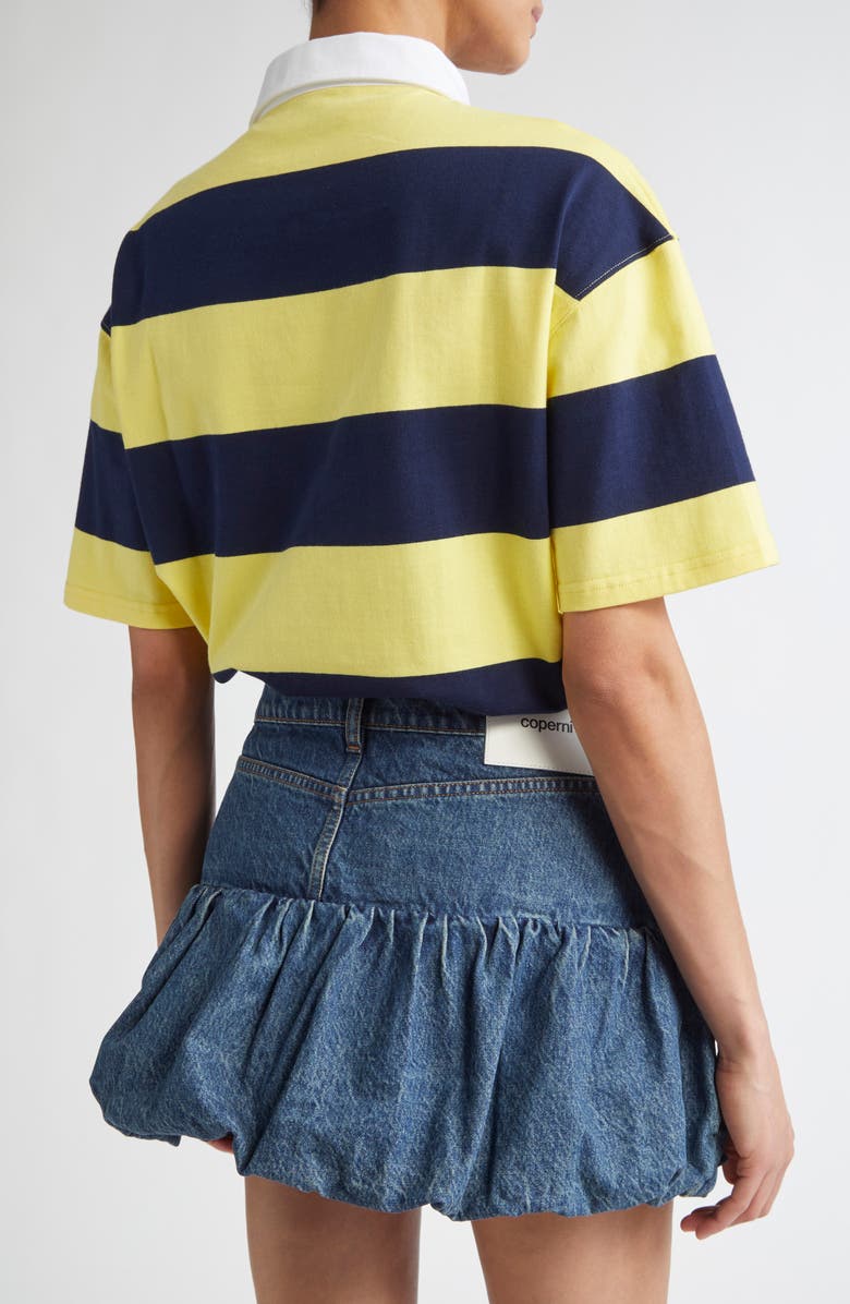 Coperni Stripe Cotton Polo, Alternate, color,