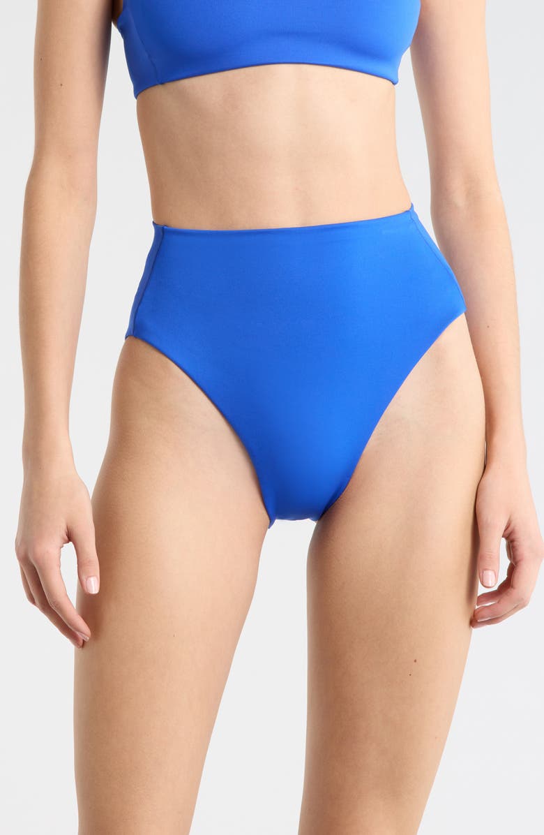 LEFT ON FRIDAY Hi Hi High Waist Bikini Bottoms, Main, color, First Place