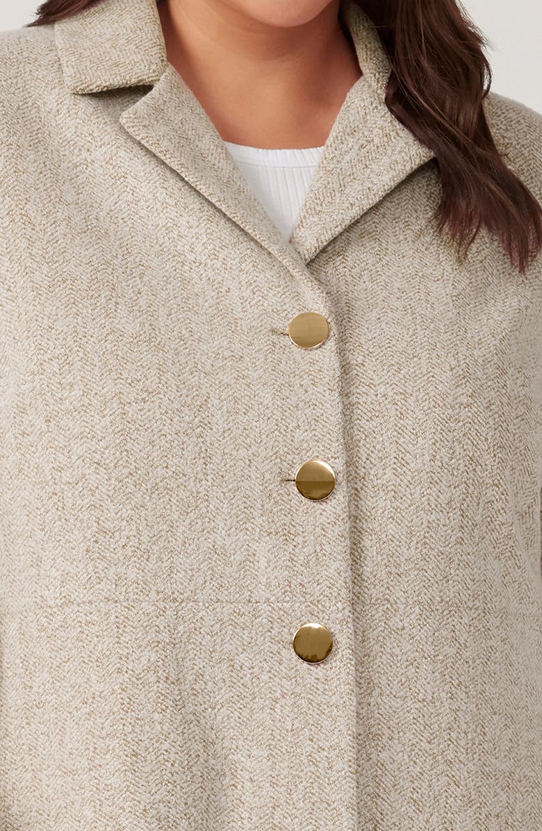 Estelle Herringbone Tweed Jacket, Alternate, color,