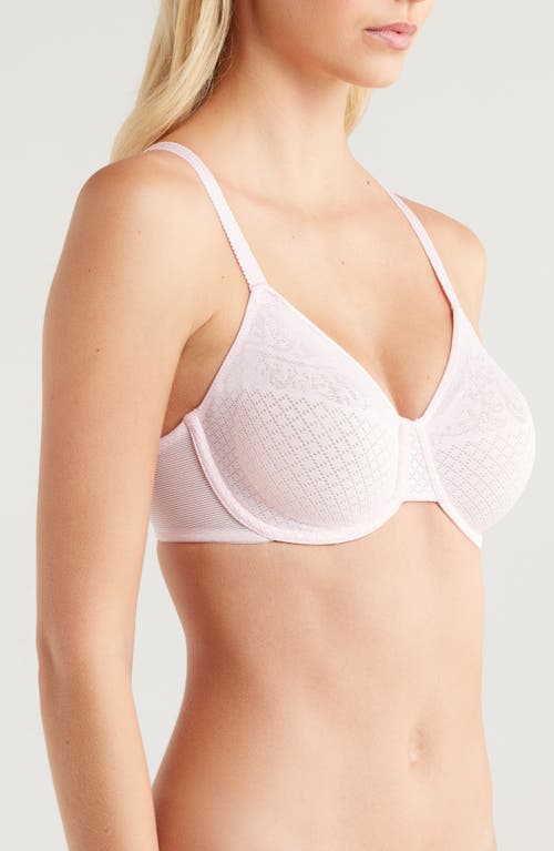 Wacoal Visual Effects Underwire Minimizer Bra In Pink