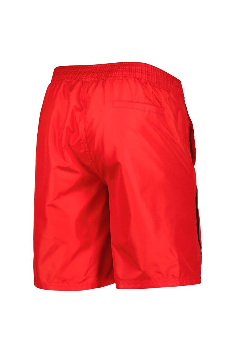 Men's G-III Sports by Carl Banks Red Portland Trail Blazers Sea Wind Swim Trunks, Alternate, color, Red