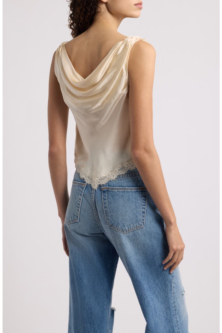 Manon Silk Camisole, Alternate, color, CANDLELIGHT