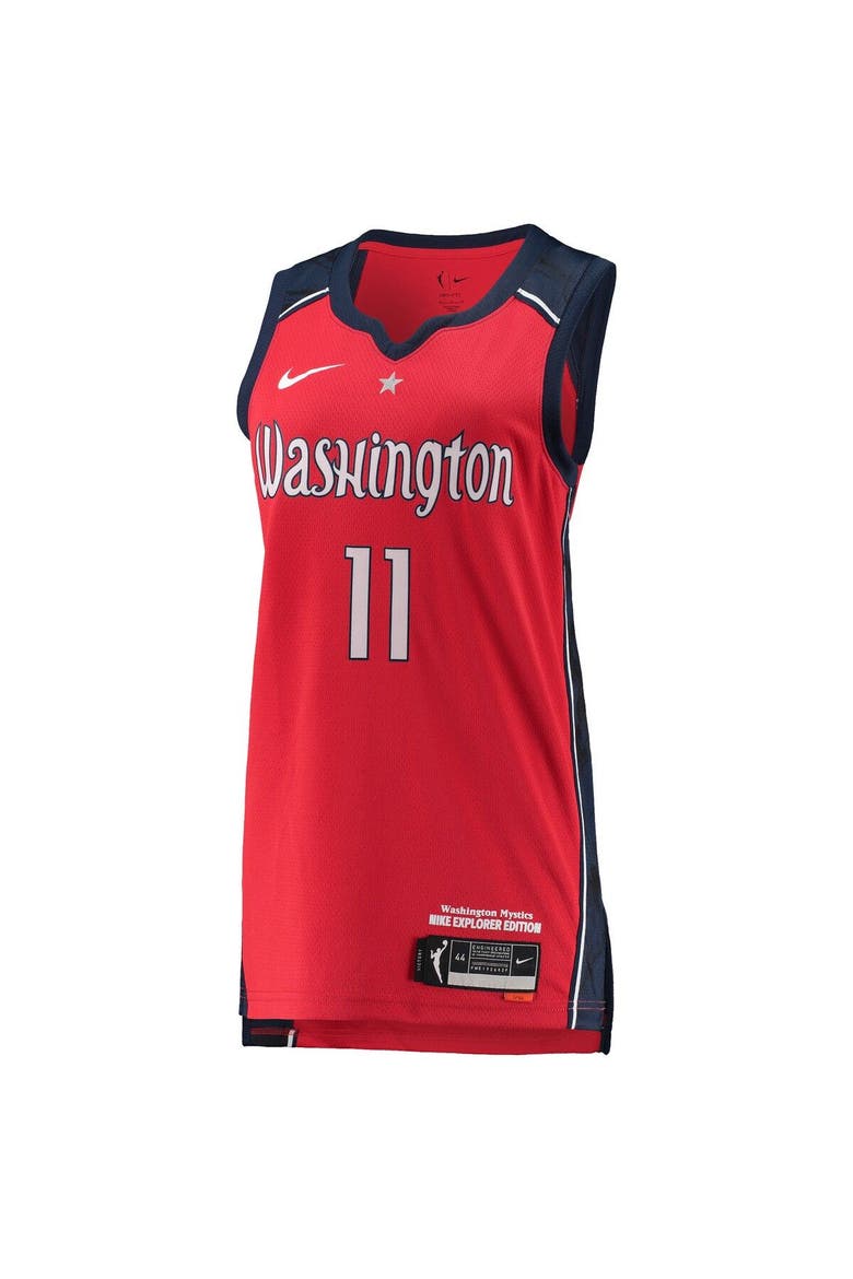 Women's Nike Elena Delle Donne Red Washington Mystics 2021 Explorer Edition Victory Player Jersey, Alternate, color, Red