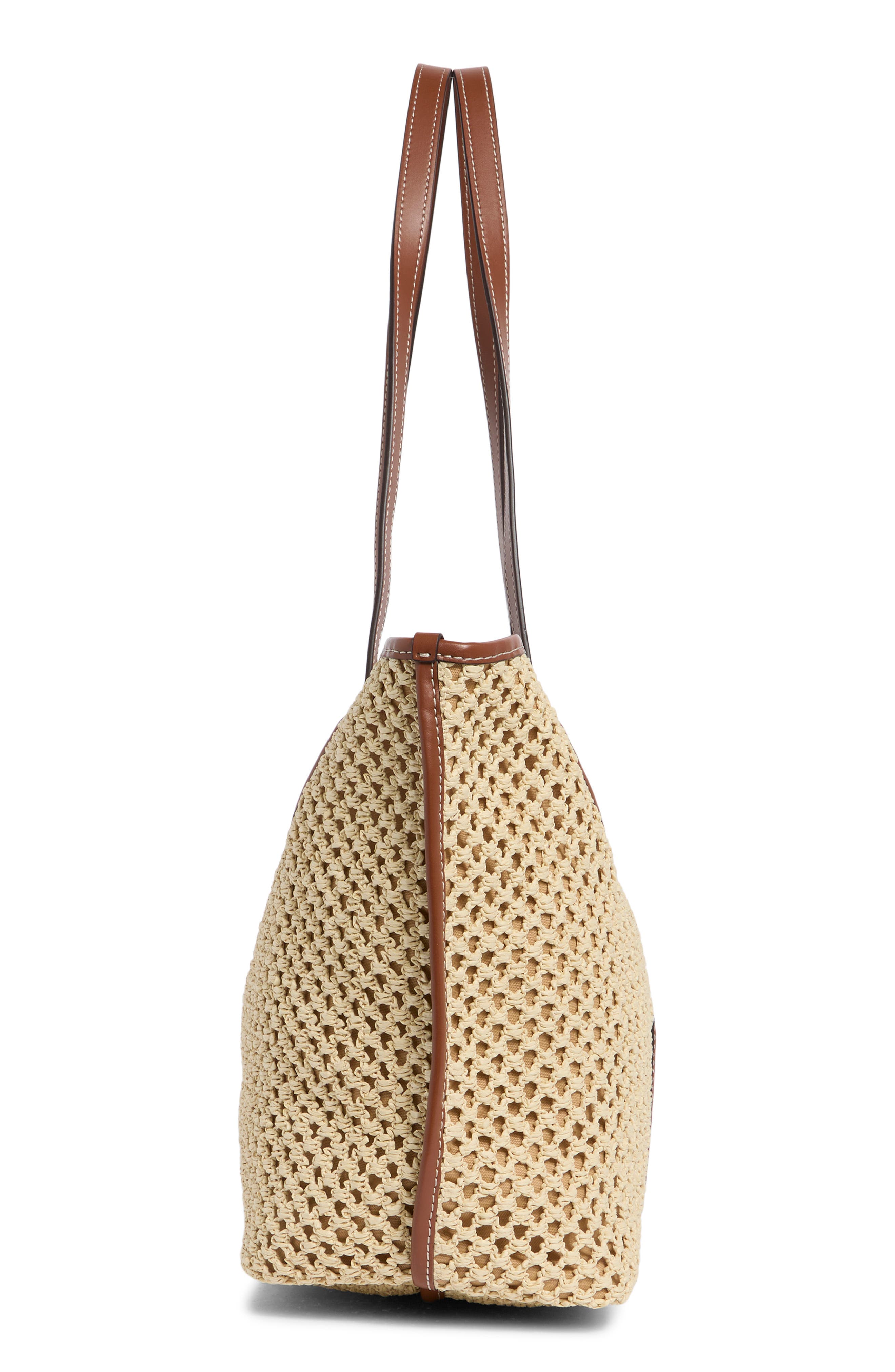 Marc Jacobs Large Woven Tote, Alternate, color, Natural