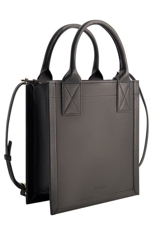Fred By Fred Segal Small Smooth Leather Tote Bag In Black