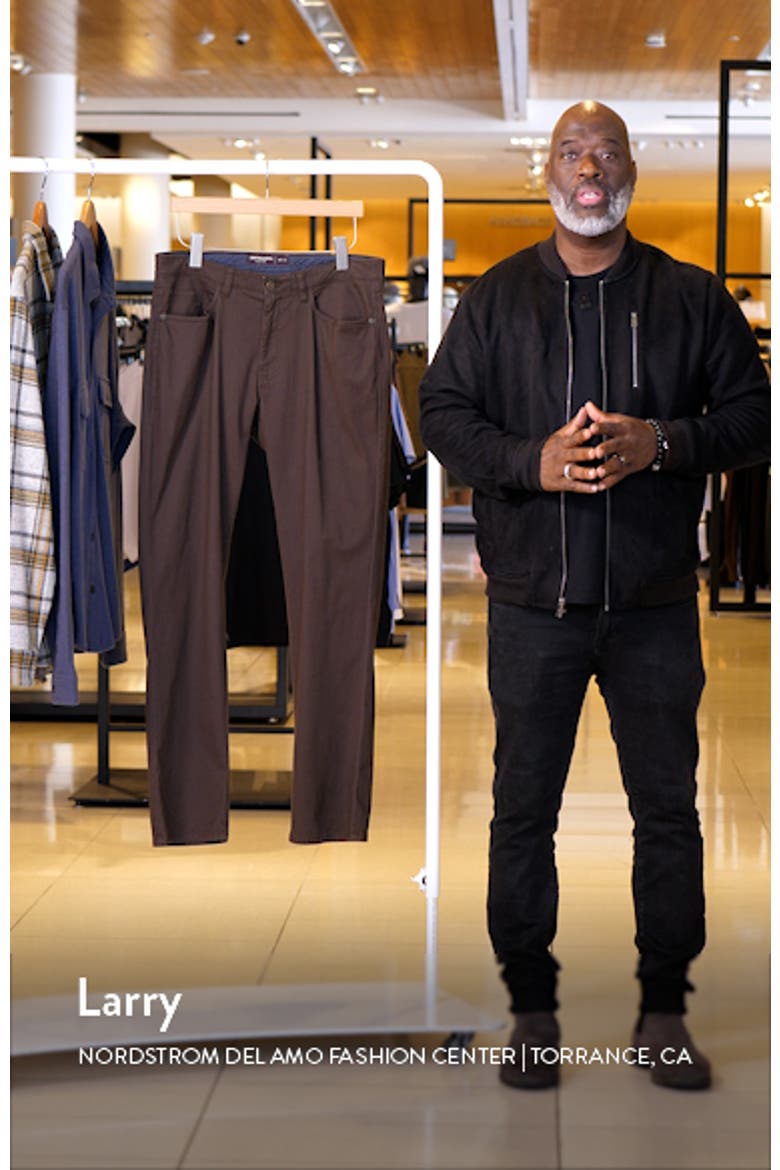 Straight Leg Stretch Pima Cotton Pants video