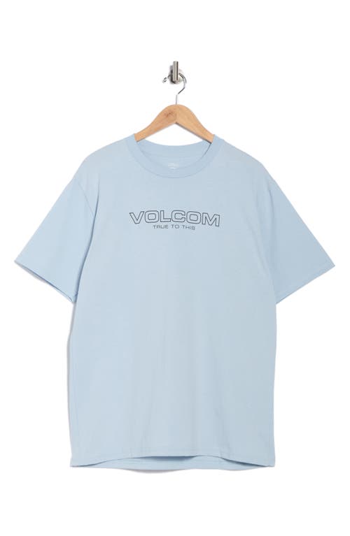 Volcom Newro Logo Graphic T-shirt In Blue