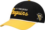 American Needle Men's American Needle Black/Gold Pittsburgh Penguins Roscoe Washed Twill Adjustable Hat