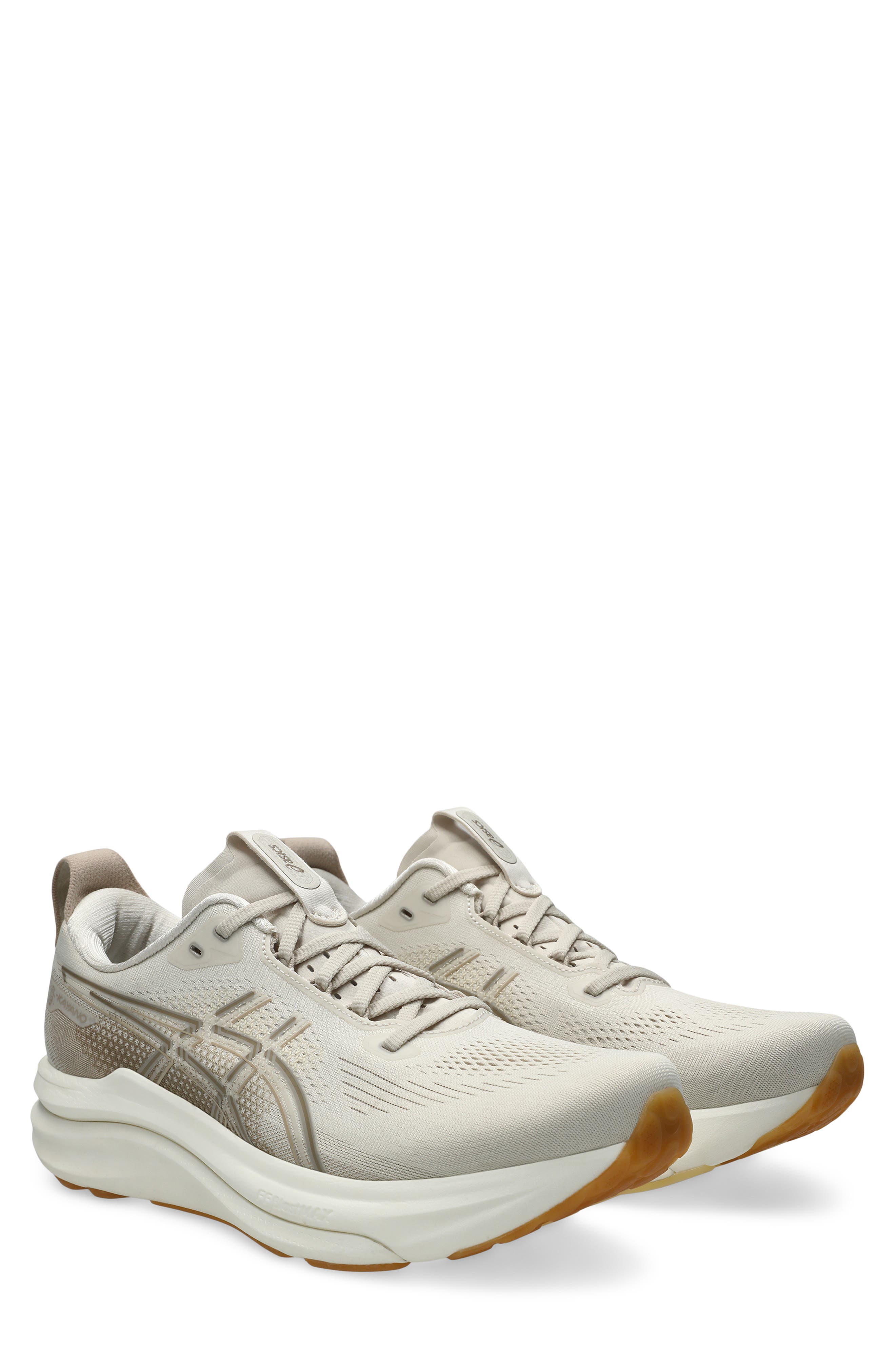 GEL-KAYANO® 33 Running Shoe, Main, color, OATMEAL/ CREAM