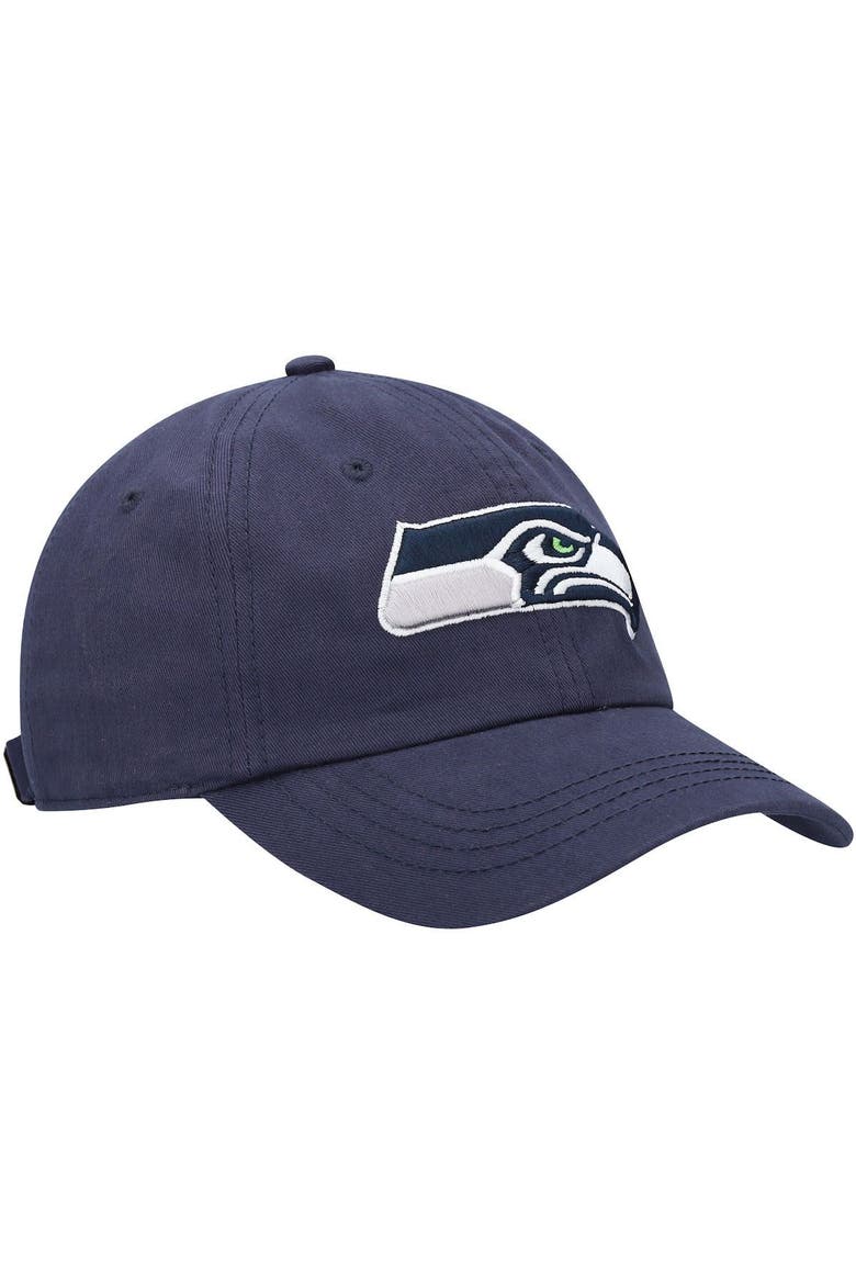 Women's '47 College Navy Seattle Seahawks Miata Clean Up Primary Adjustable Hat, Alternate, color, NAVY