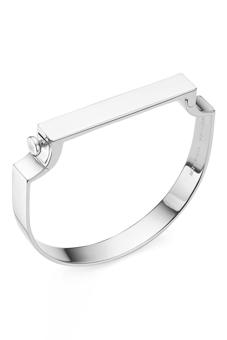 Signature Bangle, Main, color, SILVER
