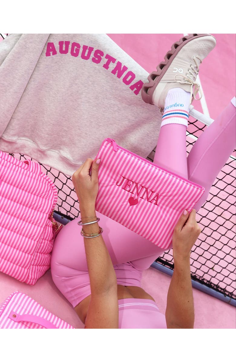 AUGUSTNOA Pre-Order Jenna Palek Pouch Set, Alternate, color, Pink