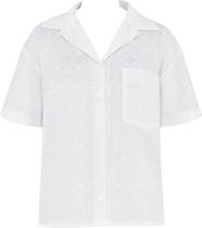 HOUSE OF CB Carrie Broderie Anglaise Cotton Top