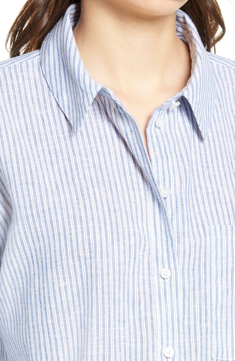 Treasure & Bond Stripe Dobby Shirt, Alternate, color,