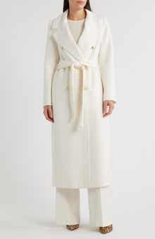Dora Double Breasted Wool Blend Coat