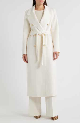 Dora Double Breasted Wool Blend Coat