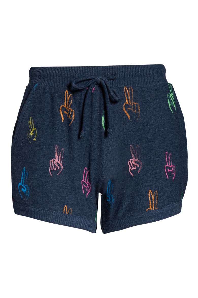 Cozy Peace Shorts, Alternate, color, AVALON