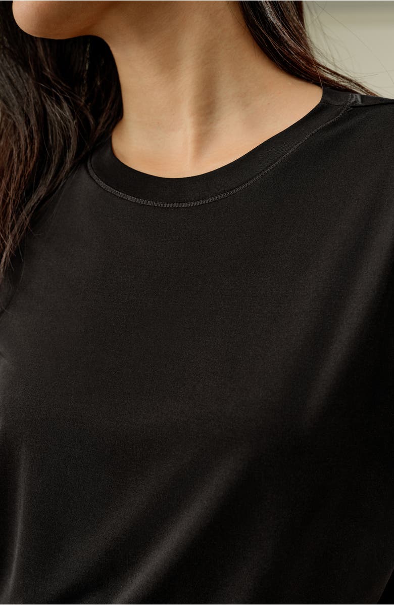 Lilysilk Oversized Silk Jersey Tee, Alternate, color,