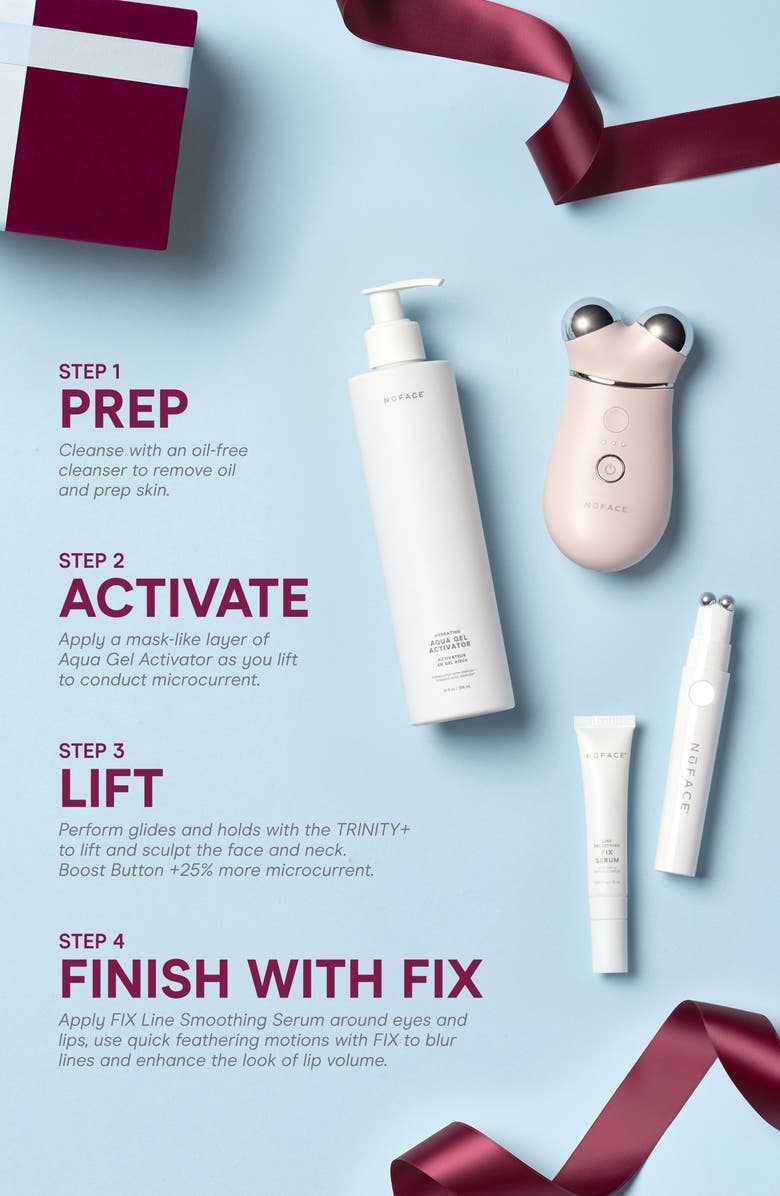 NuFACE<sup>®</sup> TRINITY+ and FIX Sculpt & Smooth Facial Device Routine Set (Nordstrom Exclusive) $689 Value, Alternate, color,