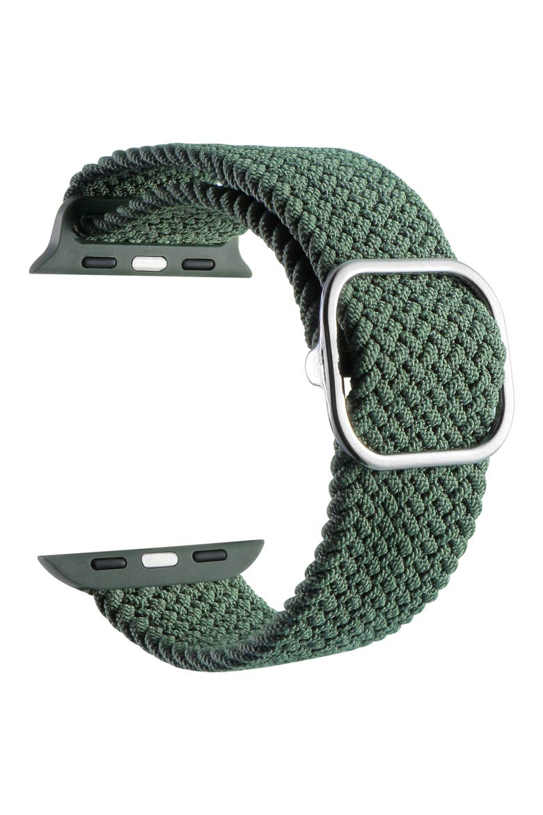 Avalon Braided Watchband for Apple Watch®, Alternate, color, GREEN