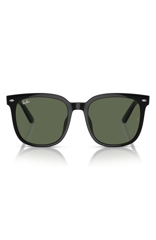Ray Ban Ray-ban 55mm Square Sunglasses In Black