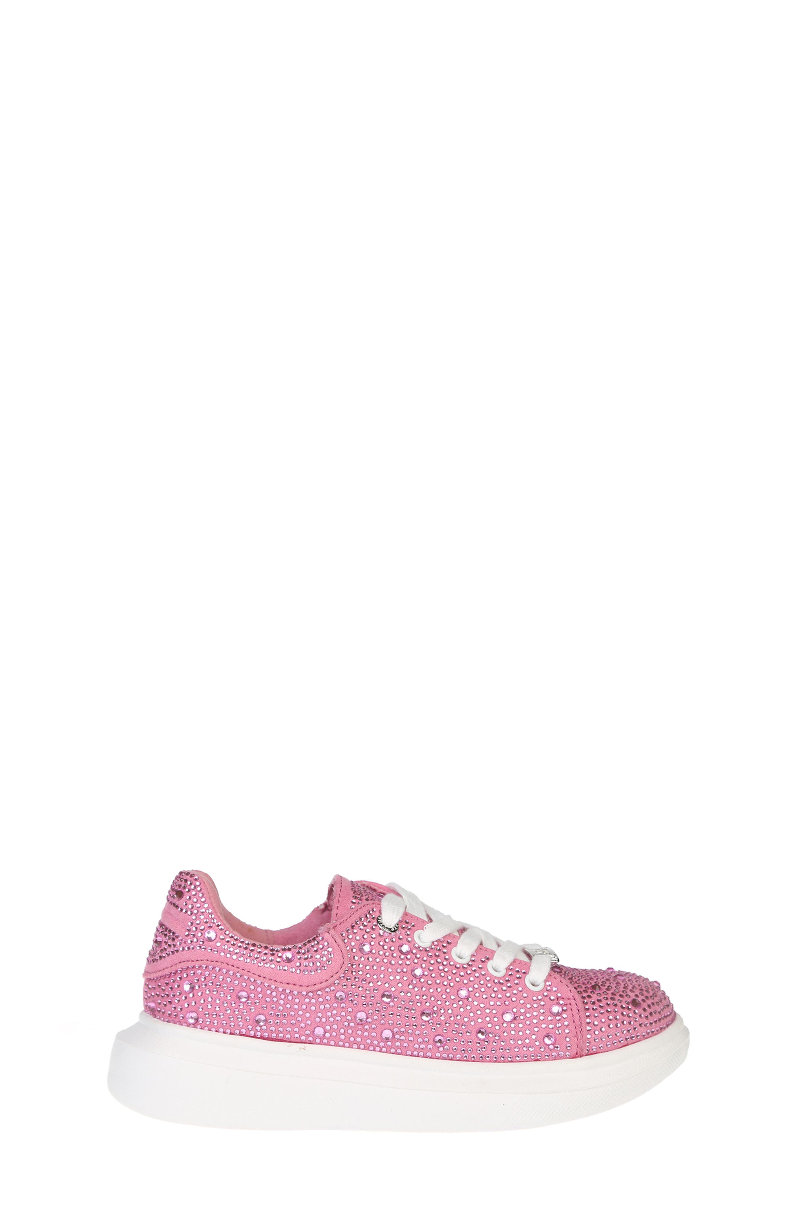 Vince Camuto Kids' Rhinestone Sneaker, Alternate, color, 