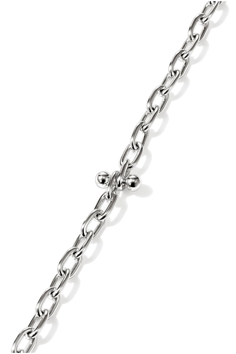 B&F x JH Screwball Link Bracelet, Sterling Silver, 8.7mm, Alternate, color, SILVER