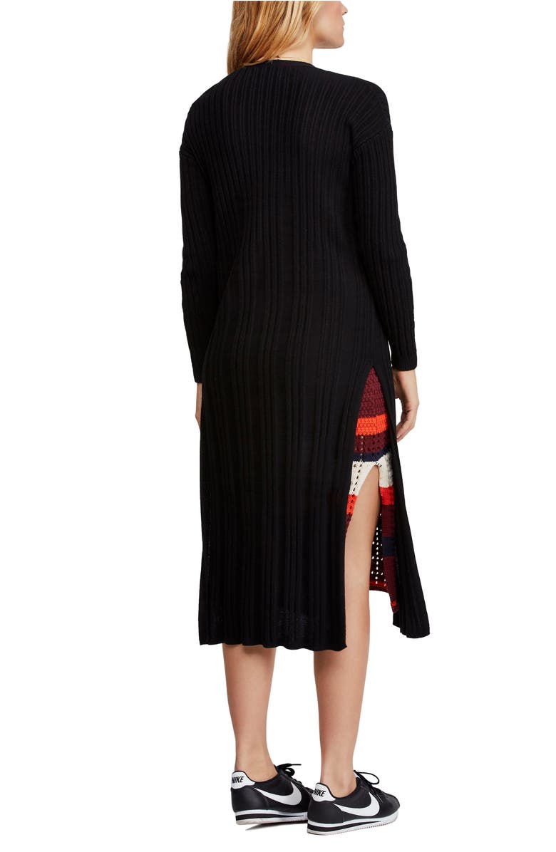 Free People Skinny Mini Cardigan, Alternate, color, 