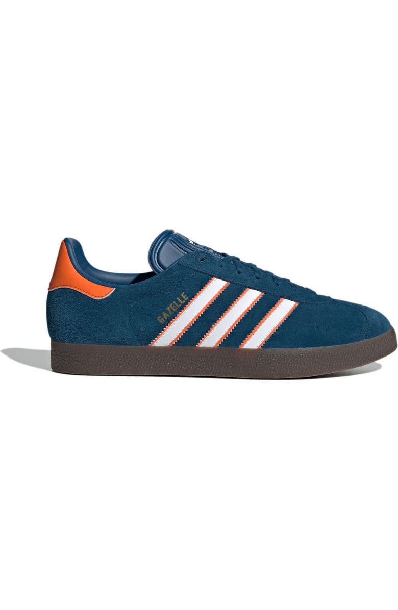 adidas Men's adidas Blue/Orange Minnesota United FC 2025 Jersey Hook Third Gazelle Shoes, Alternate, color,