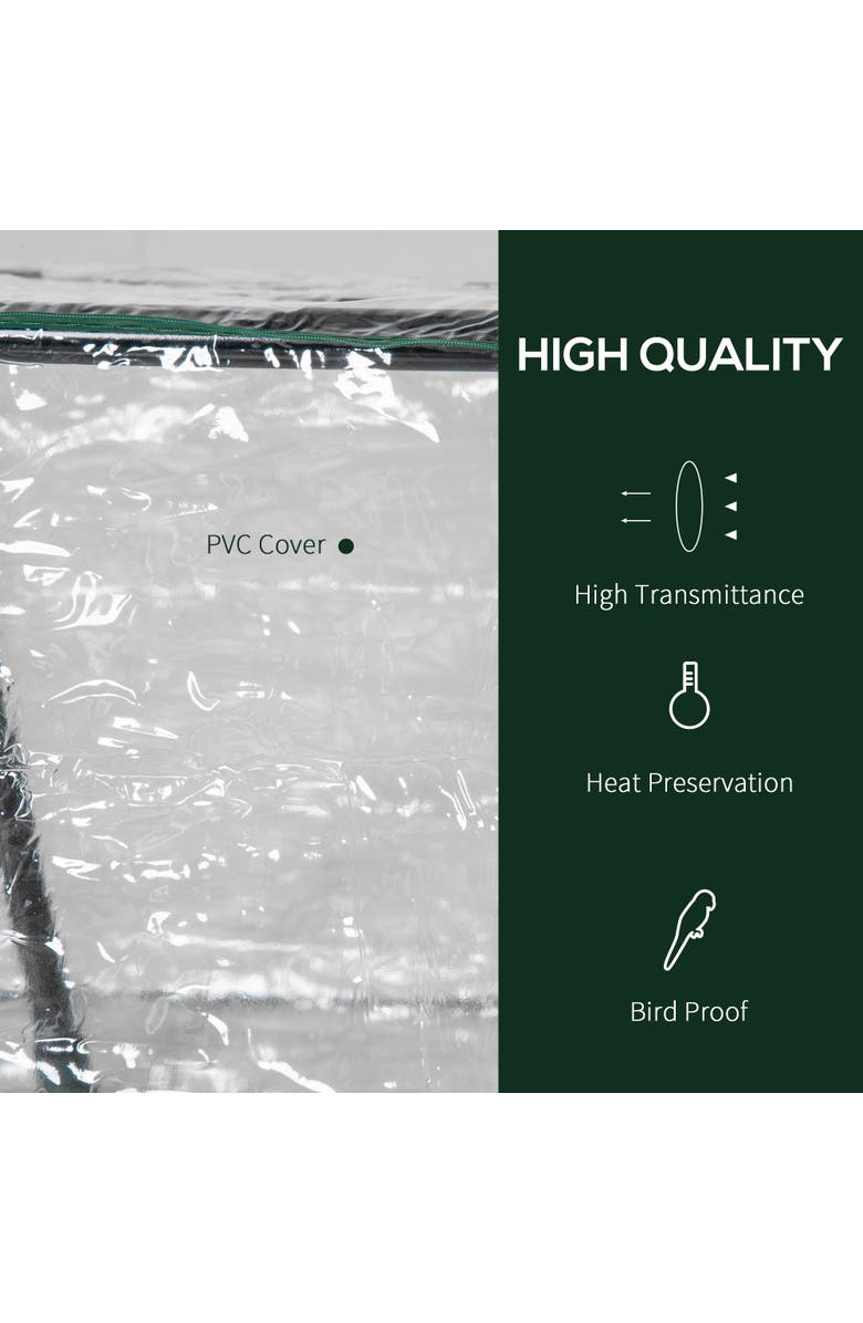 Outsunny Mini Greenhouse, Alternate, color, Clear