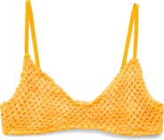 MANGO Crochet Bikini Top