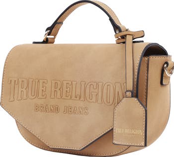 Trapunto Logo Satchel Bag
