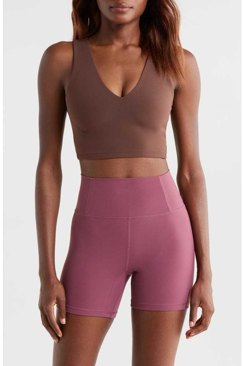 FP Movement Never Better Crop V-Neck Tank, Main, color, COCOA