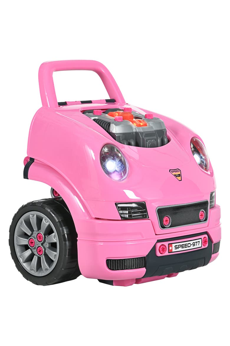 Mechanic Kids Truck Engine Toy Set, Main, color, Pink