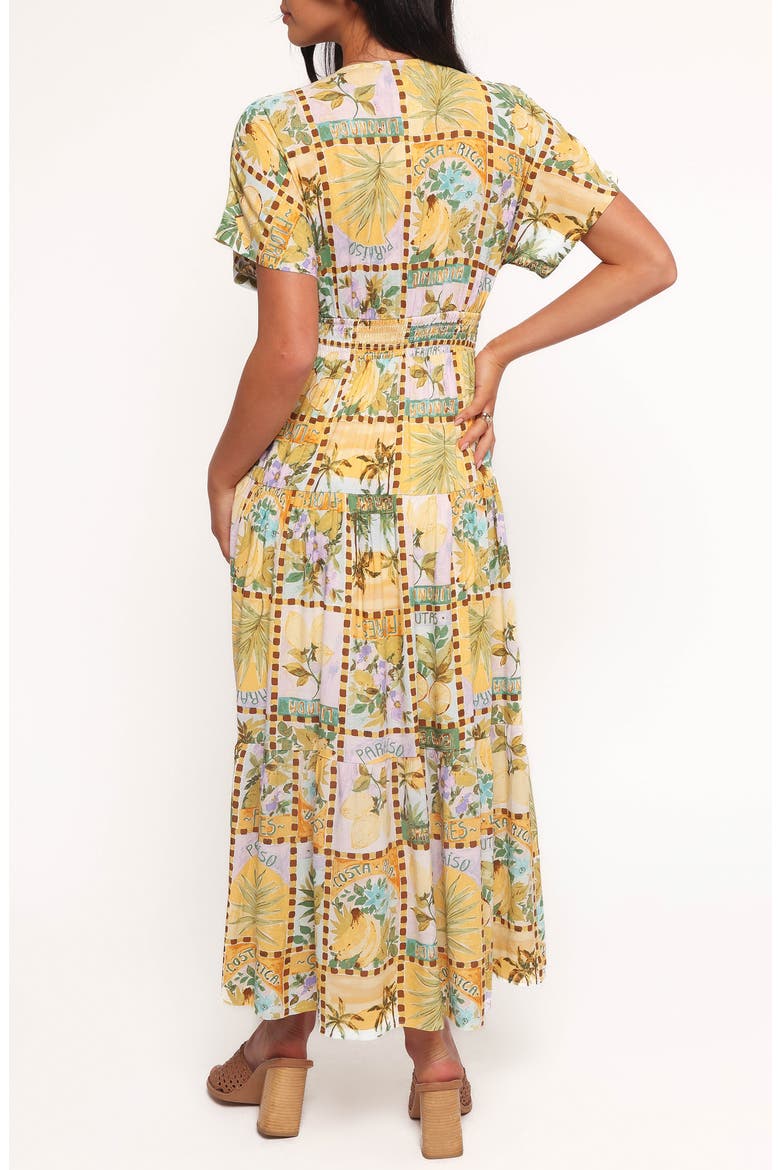 Sorrento Print Maxi Dress, Alternate, color, TROPICAL SUN